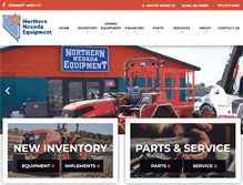 Tablet Screenshot of northernnevadaequipment.com
